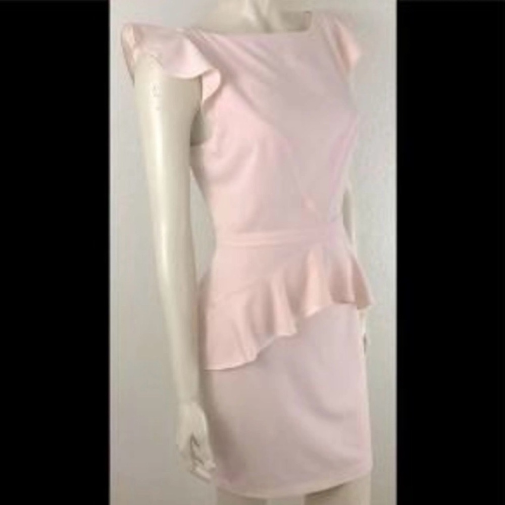 Bebe Soft Pink Ruffle Mini Dress - Picture 7 of 7
